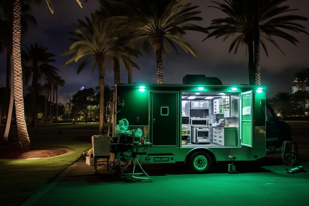 Photo mettre en place des installations médicales de relève et des centres de triage dans les zones touchées par l'ouragan