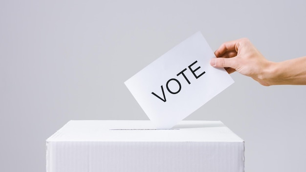 Mettre le vote dans l'urne