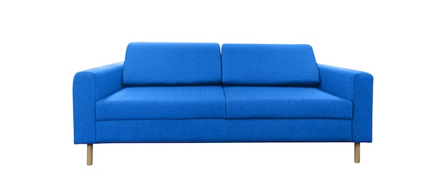 Meubles bleu couleur canapé-lit multi fonction avec isolé sur un fond transparent