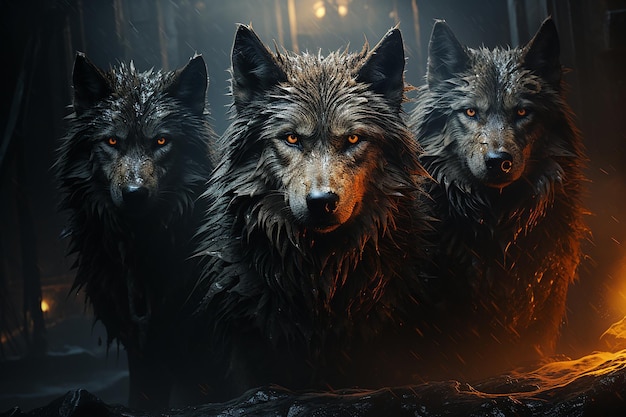 Meute de loups de la nuit