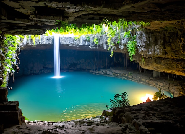 Mexique Cenote d'IkKil