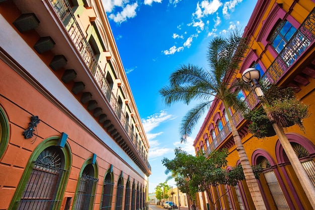 Mexique Mazatlan Vieilles rues colorées de la ville dans le centre-ville historique