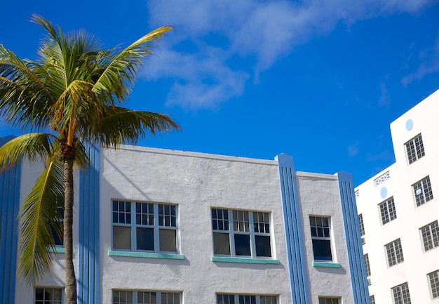 Miami Beach Ocean boulevard Art Deco en Floride