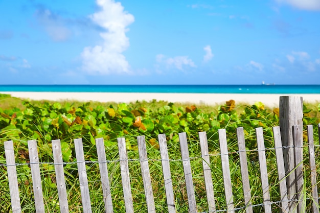 Miami south beach entrance Floride US