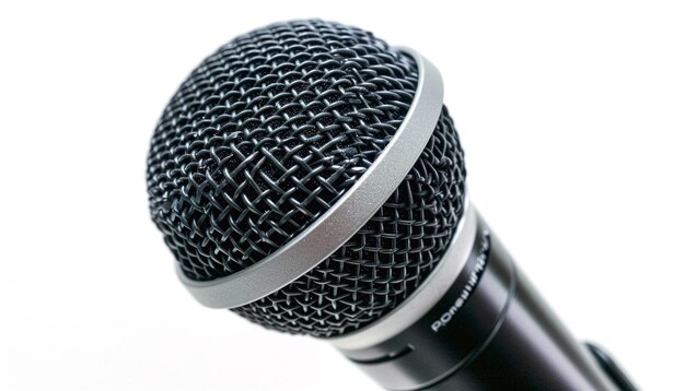 Microphone moderne pour une fête de DJ