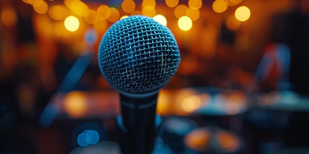 Microphone sur la table