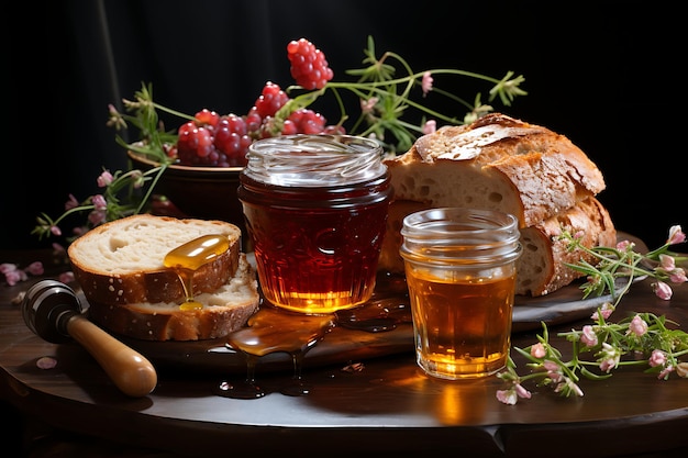 Le miel de Rosh Hashana, la grenade et la pomme