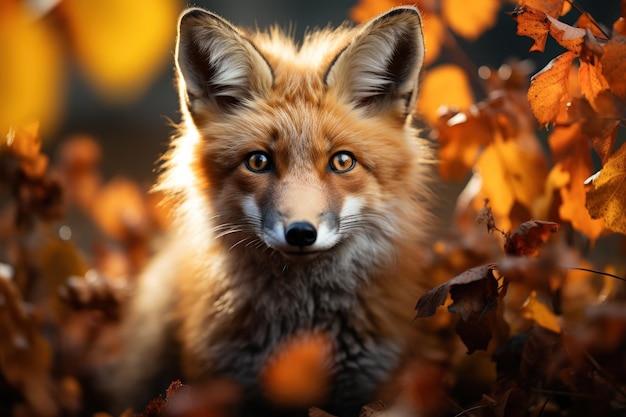 Mignon beau renard Photographie de la faune AI générative