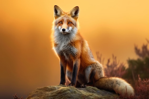 Mignon beau renard Photographie de la faune AI générative