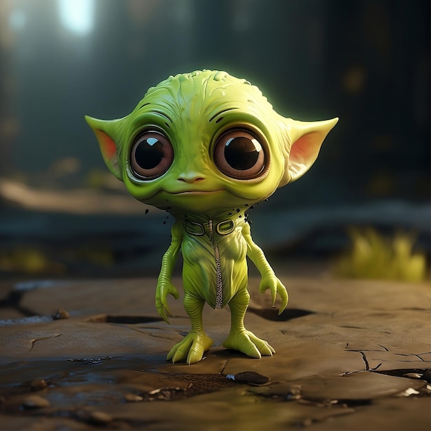 Un mignon bébé extraterrestre