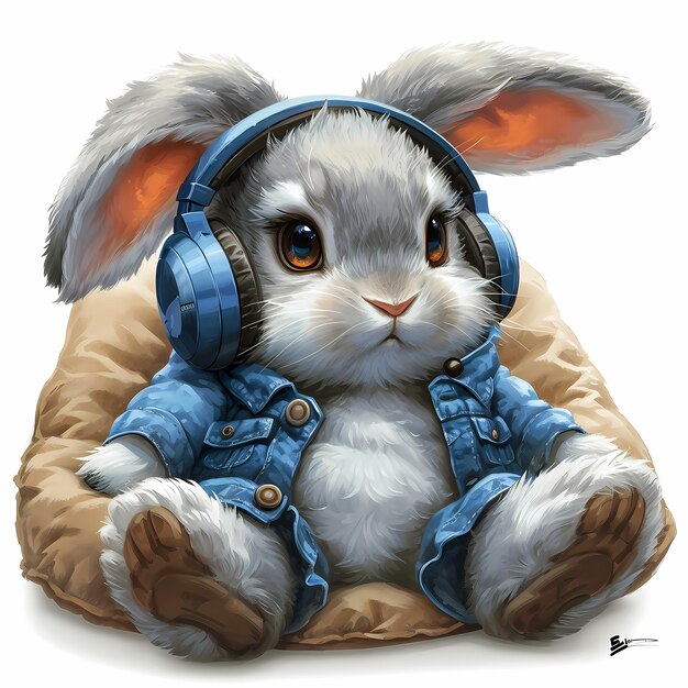 Mignon bébé lapin