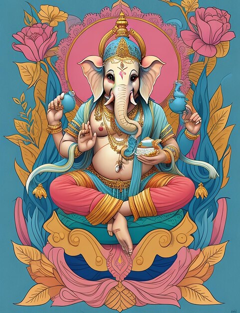 Le mignon Ganesha.