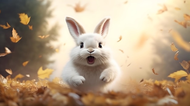 Mignon lapin de Pâques