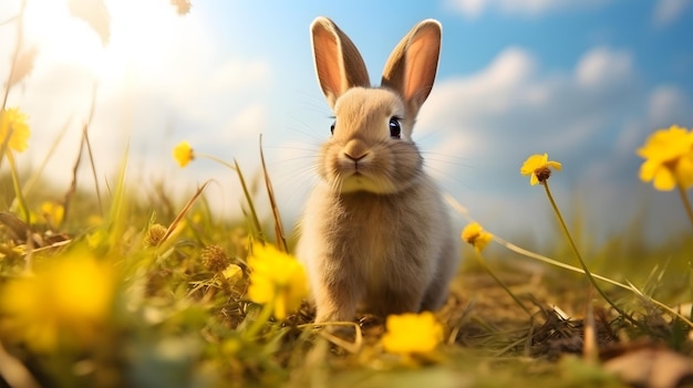 Mignon lapin de Pâques