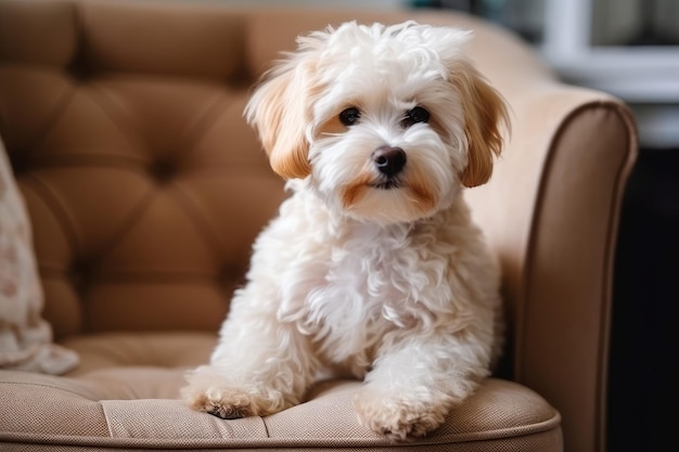 Mignon maltipoo joli bébé canin Générer Ai