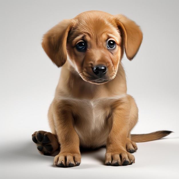 Un mignon petit chiot de labrador