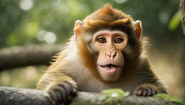 Photo un mignon singe