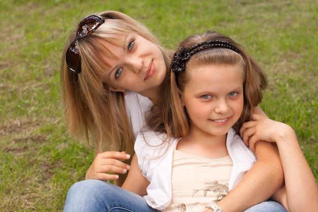 Mignonne mère et fille