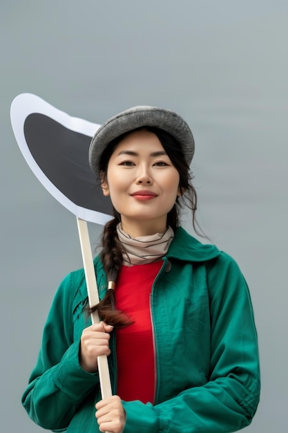 Photo une militante japonaise proteste pour l'égalité