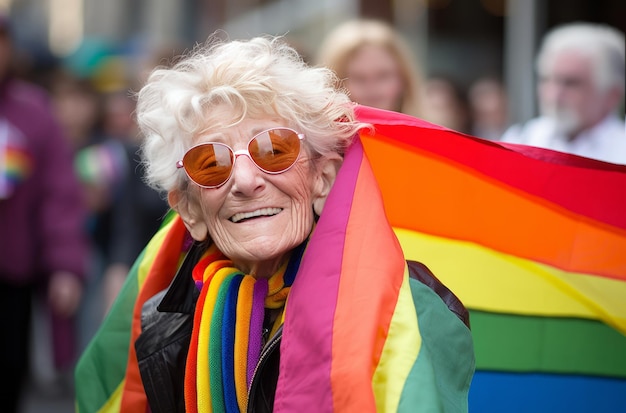 Une militante LGBT âgée inspire