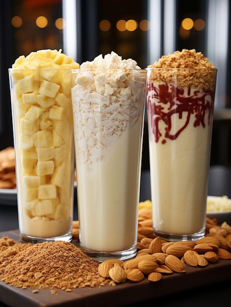 Milk-shake au chocolat Fond d'écran HD Image stock