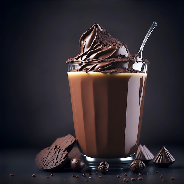 Le milk shake au chocolat