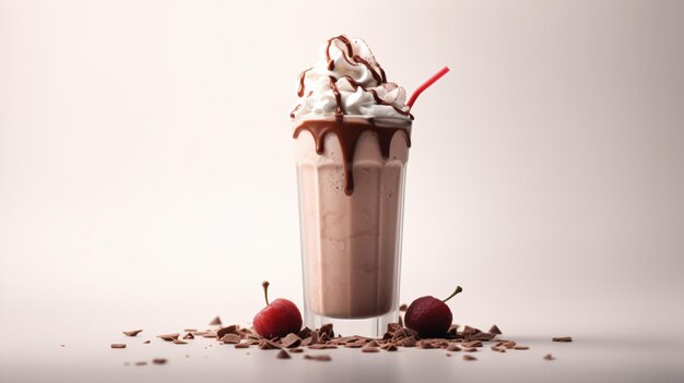 Le milk-shake au chocolat