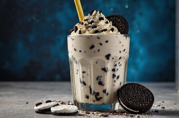 Milkshake Oreo avec des biscuits Oreo