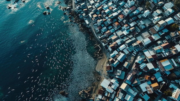 Photo des millions de poissons sont morts à cause du déversement d'eau contaminée par le nucléaire.