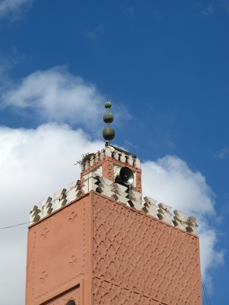 minaret à Marrakech, Maroc