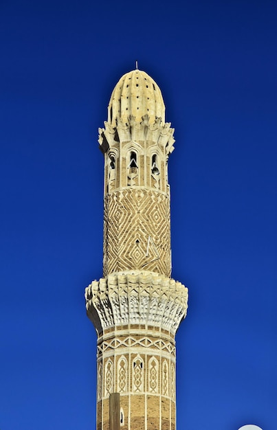 Le minaret vintage à Sanaa Yémen