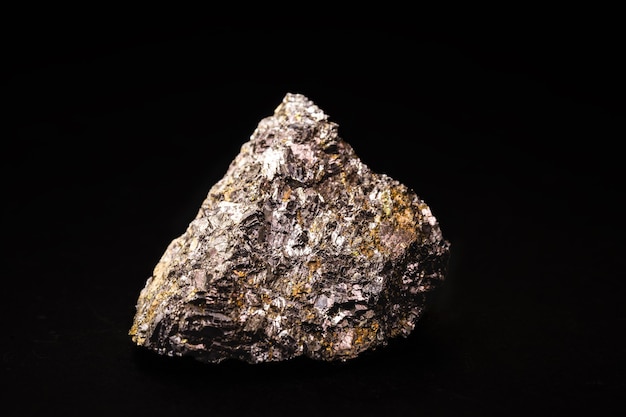 Minerai de sphalérite (ZnS), également appelé mélange, principale source de sulfure de zinc