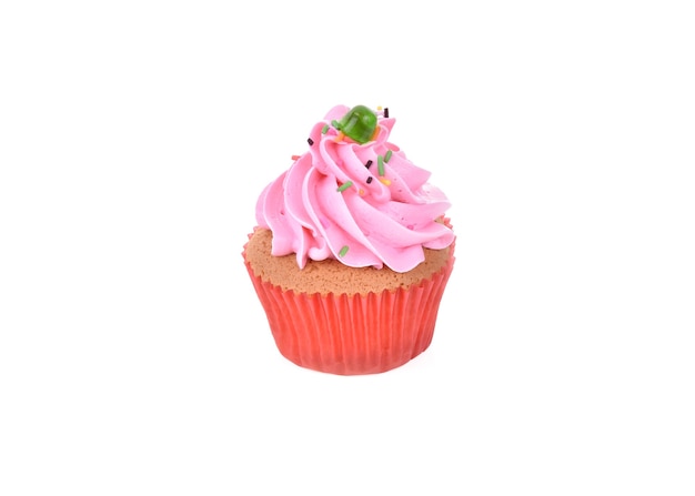 Mini cupcake savoureux isolé