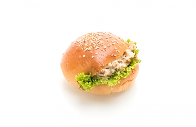mini hamburger au thon