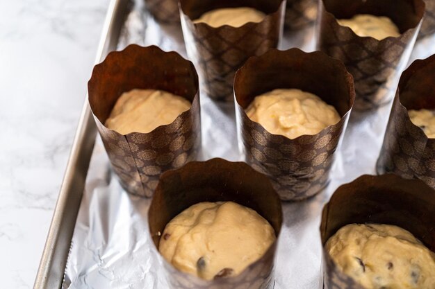 Mini pain de Pâques Kulich