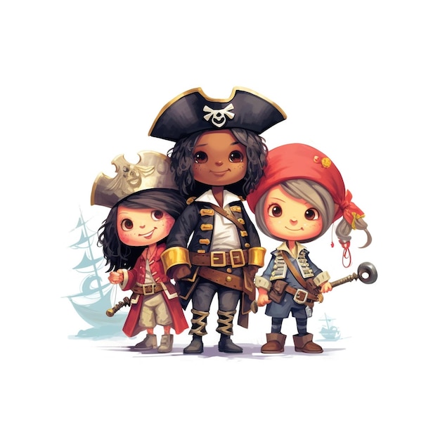 Les mini pirates sont mignons.