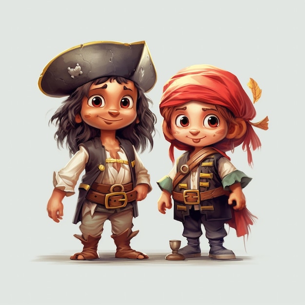 Les mini pirates sont mignons.