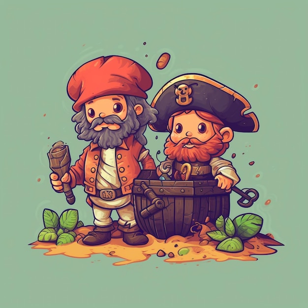 Les mini pirates sont mignons.