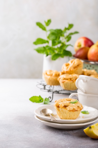 Mini Tartes Aux Pommes Faites Maison