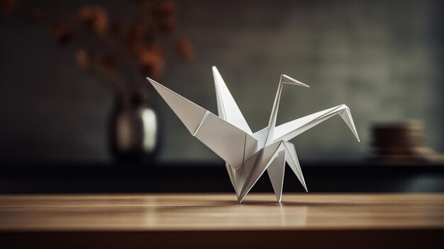 Minimaliste et élégant Origami Design Simplicité et grâce dans l'art du papier plié
