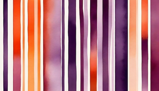 Photo minimalistic purple orange stripes artwork colorful background illustration abstract painting design