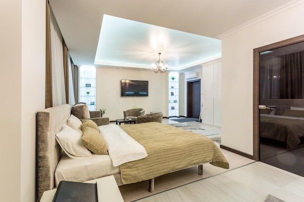 MINSK BÉLARUS janvier 2019 appartements loft intérieur luxe hall