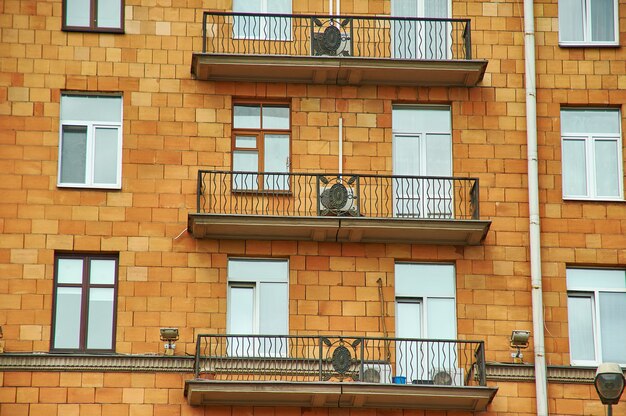 Minsk, Biélorussie. Avenue de l'Indépendance, style Empire stalinien.