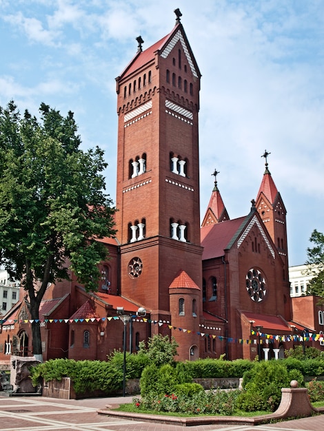 Minsk, Biélorussie. Église Saint-Simon et Hélène