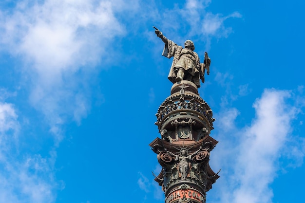 Mirador de Colom à Barcelone Espagne