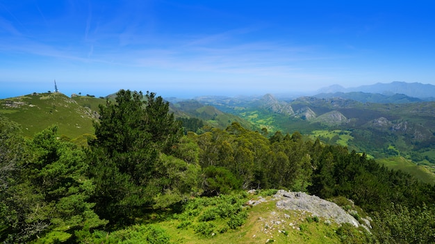 Mirador del Fitu point de vue Fito dans les Asturies en Espagne