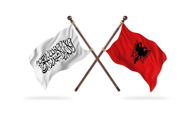 Émirat islamique d'Afghanistan contre l'Albanie deux drapeaux Contexte