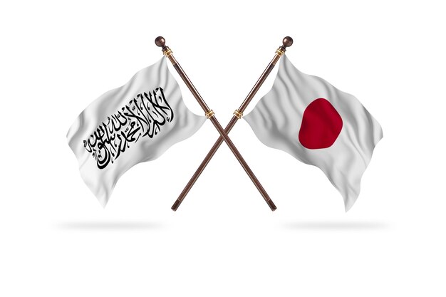 Émirat islamique d'Afghanistan contre le Japon deux drapeaux Contexte