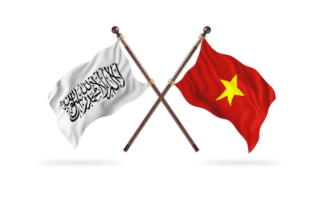 Émirat islamique d'Afghanistan contre le Vietnam deux drapeaux Contexte