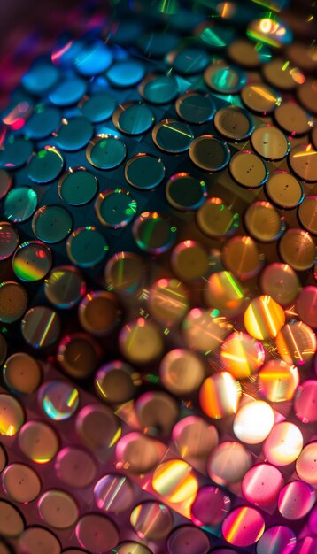 Des miroirs à boules de disco brillants